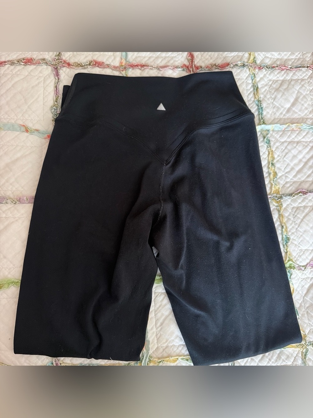 Vitality Black High-Waist Leggings
